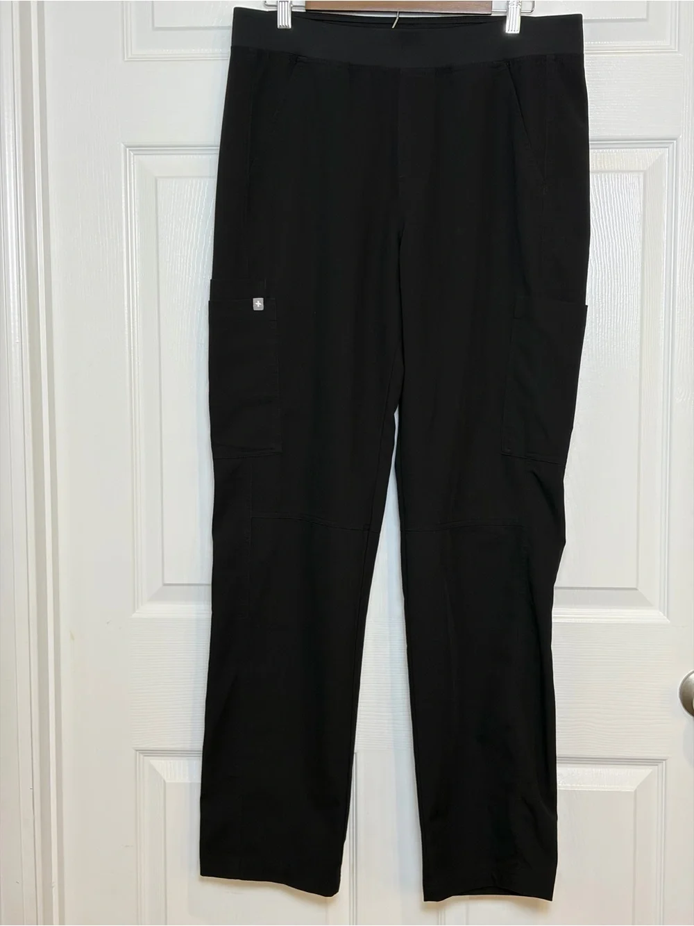 FIGS Axim Men's Black 7 Pocket Straight Leg Scrub Pants | Size L